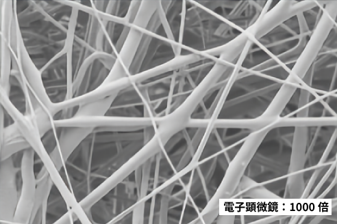 一般的な使い捨てマスク繊維